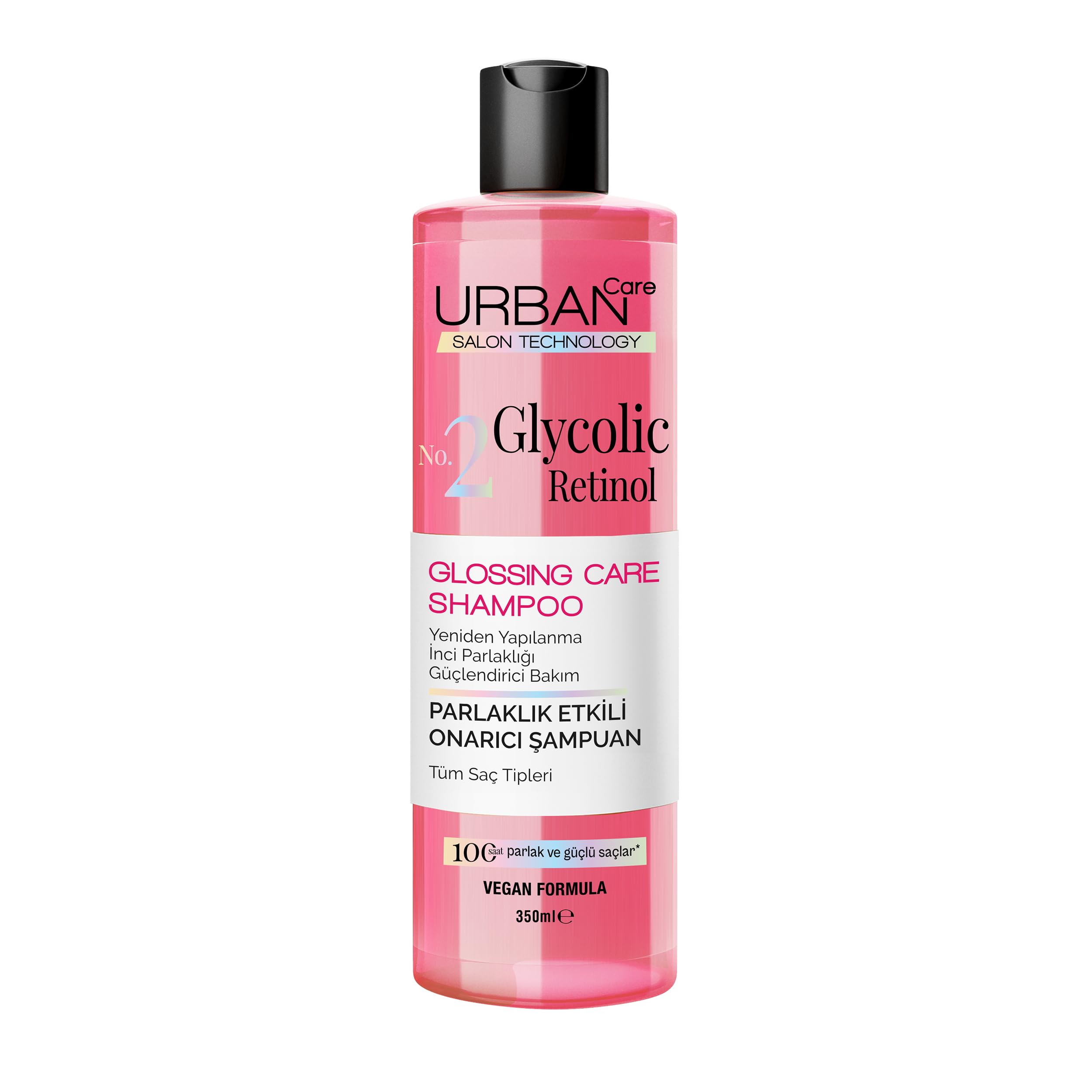 URBAN Care Glycolic Retinol Parlaklık Etkili Onarıcı Saç Bakım Şampuanı-350ml-Gloss