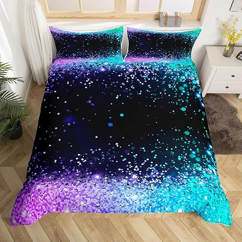 Miniatura 17 de Manfei Juego de funda de edredón musical tamaño Queen, juego de ropa de cama con estampado de notas musicales retro para niños y niñas, decoración