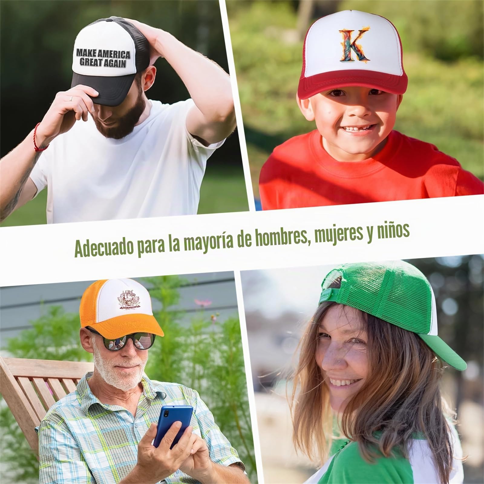 Varku 10 sombreros de camionero en blanco por sublimación, cómodos sombreros de camionero de malla de poliéster, gorras unisex de malla de béisbol, gorras de malla de verano para hombres y mujeres, 10