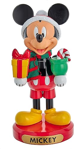Miniatura 3 de Disney Kurt Adler DN6211L - Mickey Mouse de 10 pulgadas con cascanueces actual, multicolor