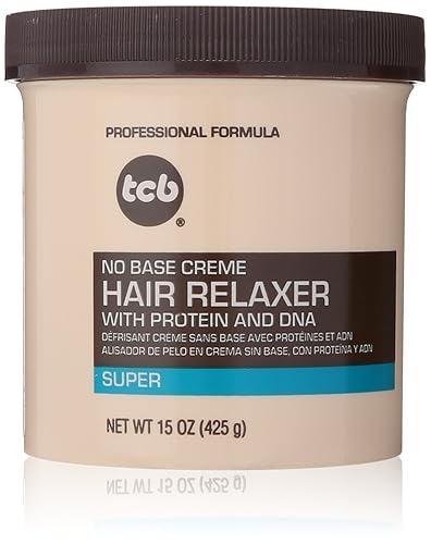 TCB Crema relajante para el cabello sin base, súper, 15 onzas