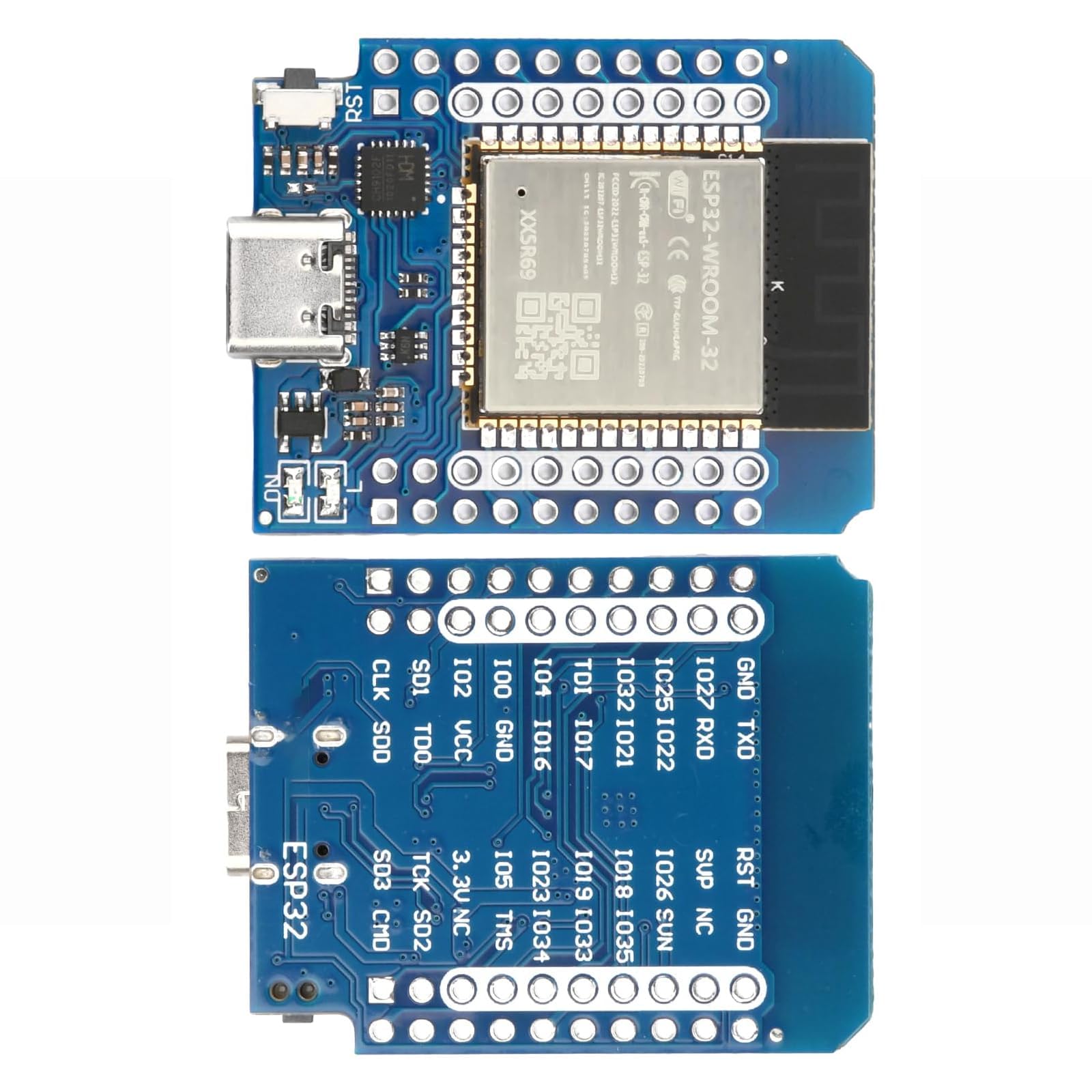 Diymore 5 Piezas para ESP32 Mini Módulo para ESP32 Placa de Desarrollo Mini Bluetooth WiFi con Chip CH9102F Compatible con Arduino IDE