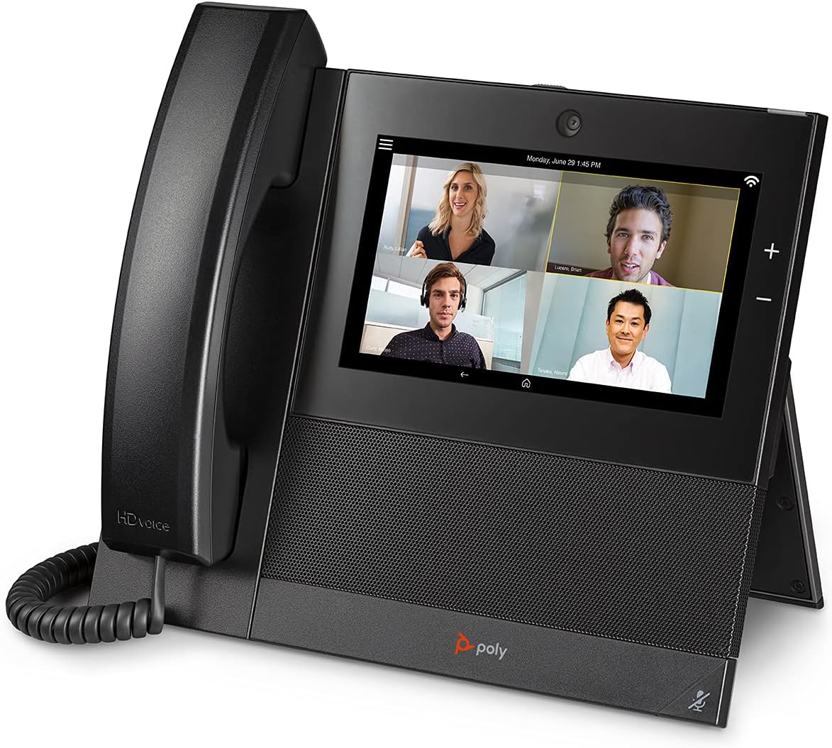 Poly CCX 700 Video IP Phone w/Handset – Open SIP (Power Not Included) (Renewed)