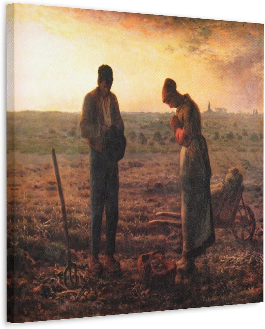 Amazon.co.jp Jean Francois Milletジャン＝フランソワ・ミレー画家の絵画（Angelus）刷されたポスター 壁