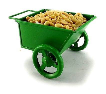APEROL DESIGN Iron Shopping Cart Shape Platter Trolley for Kitchen/Dinning Table Serving Platter (Green Color)