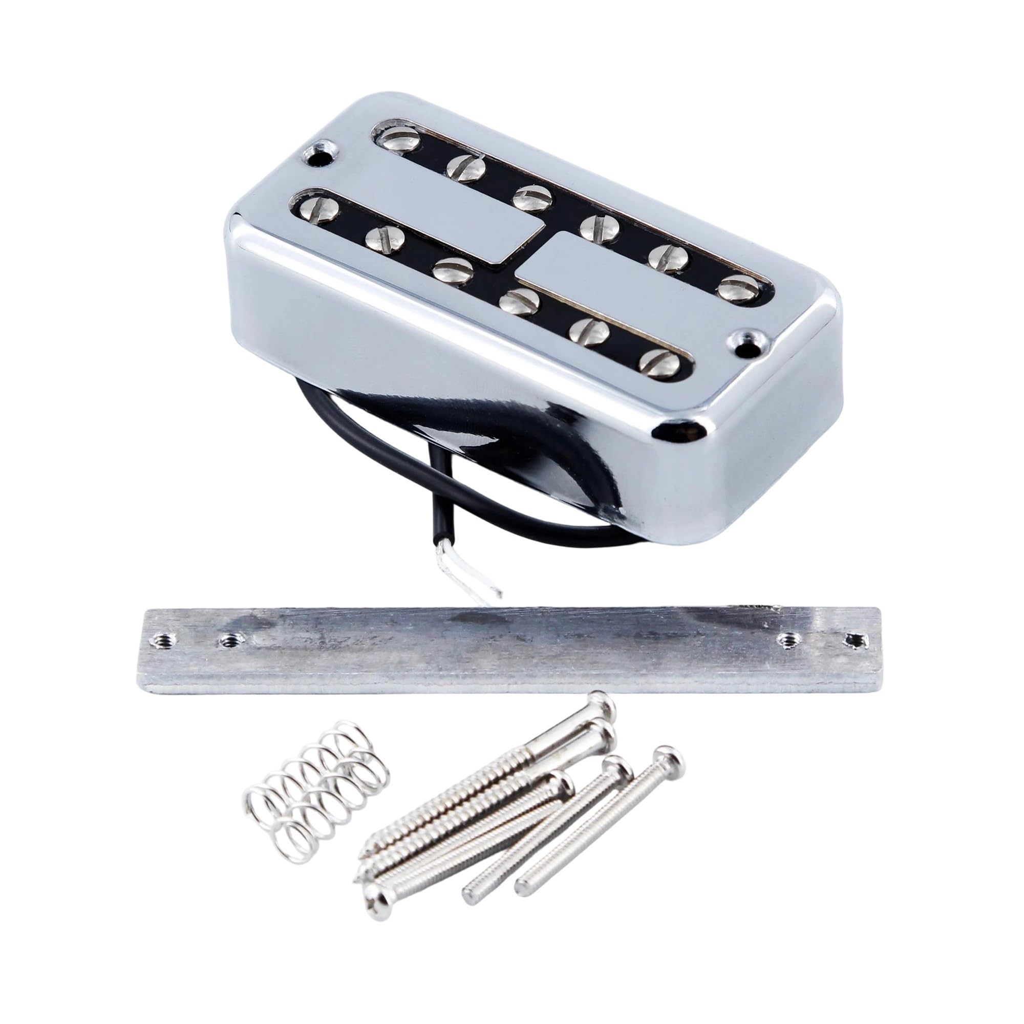 Przetworniki Gitarowe Zestaw Przetworników Humbucker Do Gitary Akustycznej Do Profesjonalnych Akcesoriów Do Instrumentów(Chrome NB Set)