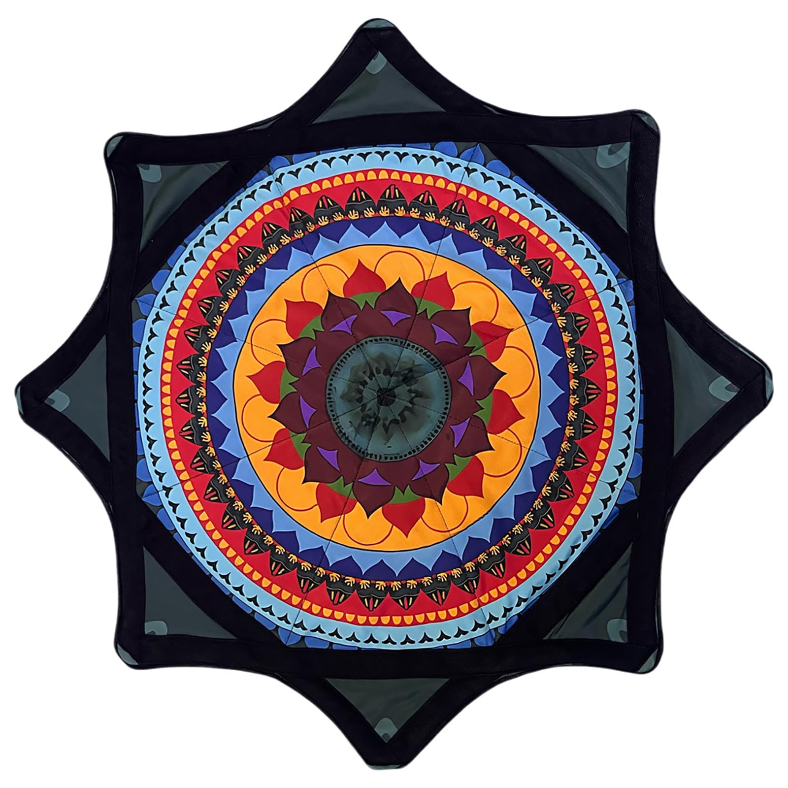 24 Inch Flow Star Spinning Cloth - Rotating Juggling Toy for Beginners, Easy Fingertip Flow Toy with Vibrant Prints for Parties(#6)