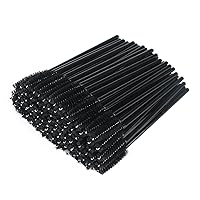 Vista 11 de G2PLUS - 300 piezas de brochas desechables para rímel, kit de maquillaje con cepillo de pestañas de cristal, varillas ajustables para extensiones