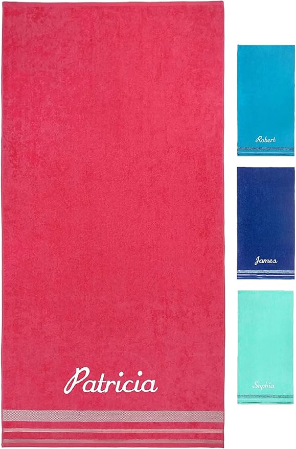 Ben Kaufman Sales Personalized 35 x 70 Inch Beach Towel