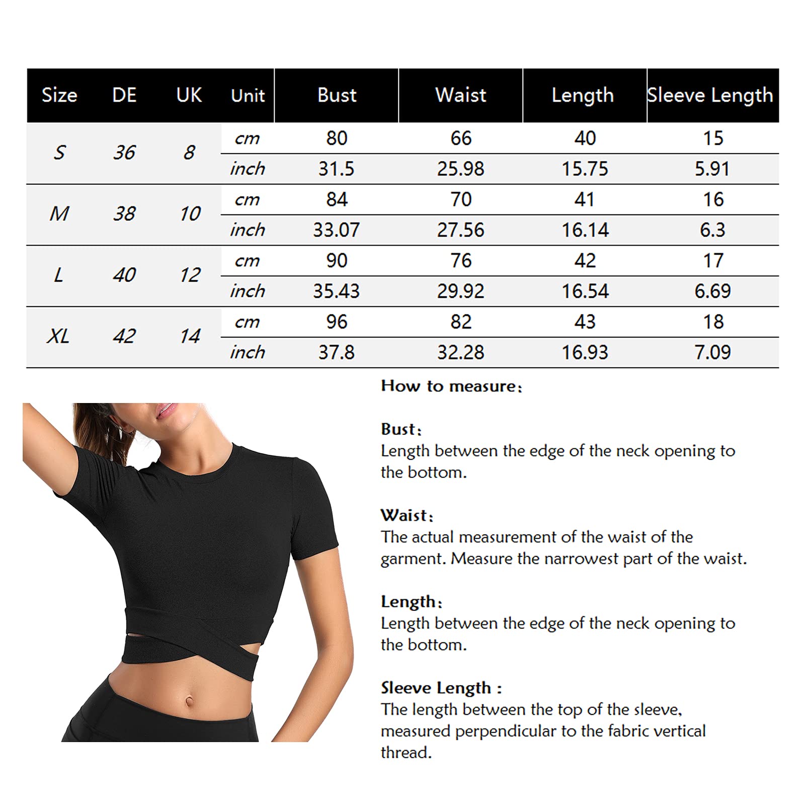 Camisetas Deportiva Mujer Fitness Yoga Crop Top de Manga Corta sin Costuras Basicas Camiseta Sexy Informal Transpirable Ropa Deportiva para Entrenamiento Running Gimnasio