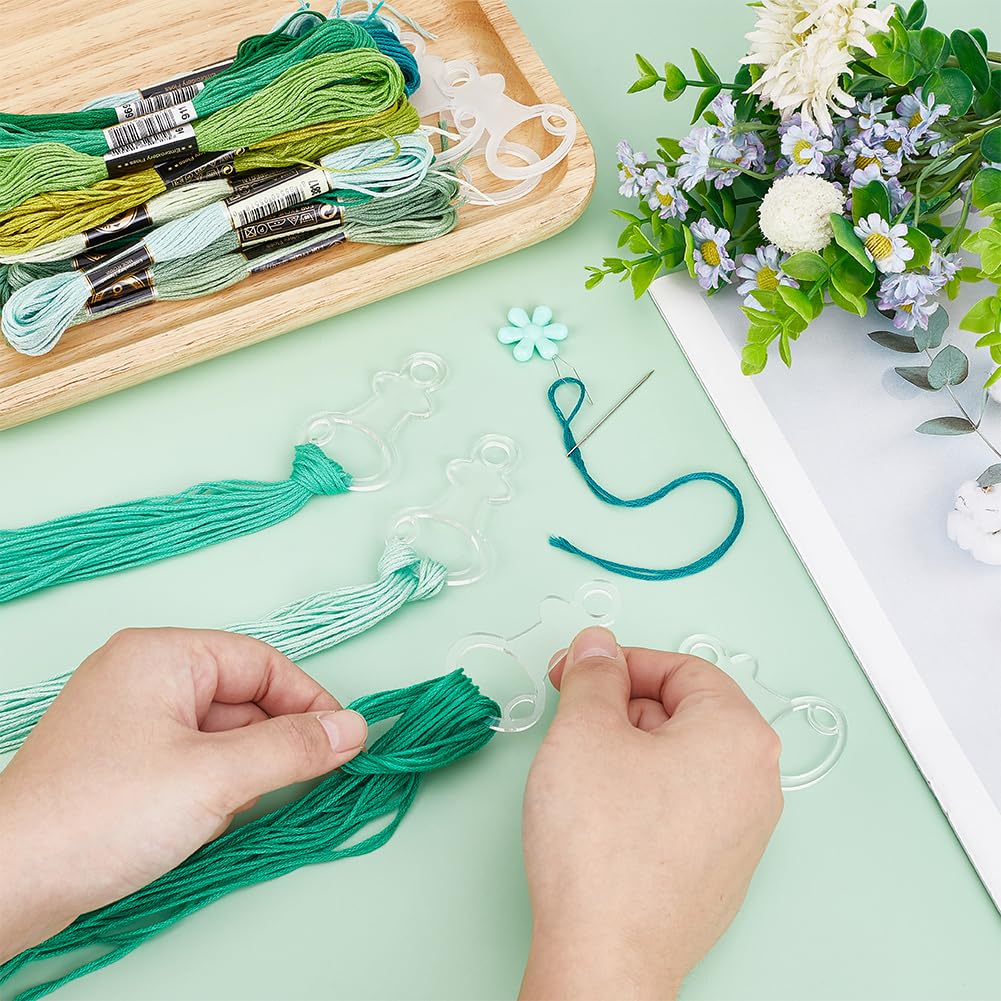 PH PandaHall 49pcs Green Sewing Threads Kit - Image 3