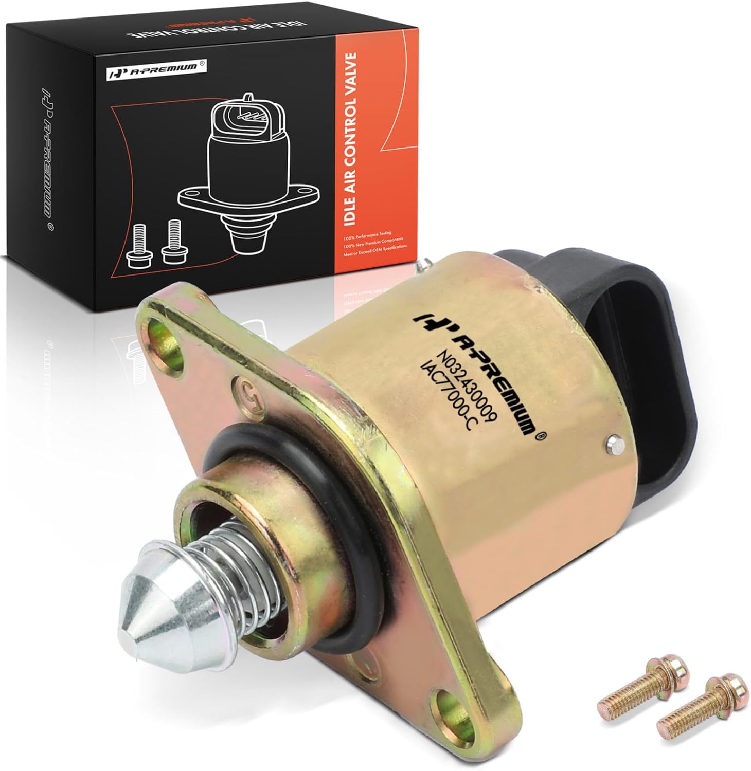 A-Premium Fuel Injection Idle Air Control Valve Compatible with Dodge Grand Caravan, Caravan, Daytona & Chrysler Town & Country, Concorde, Dynasty & Eagle Vision & Plymouth Grand Voyager, Prowler
