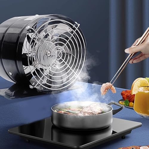 Miniatura 2 de Ventilador de ventilación de escritorio, campana extractora portátil, ventilador de conducto de 6 pulgadas, ventiladores de escape de bajo ruido con