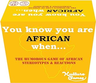 Kulture Games You Know You are African When… Humorous African Meme Game | Family Gatherings - A Fun Party Card Game | Those Who Love African Culture Games | African Stories & Cards