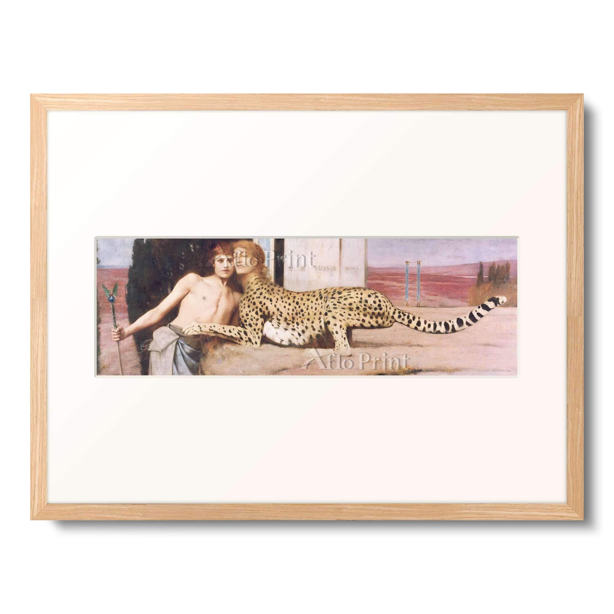 コルモン・フェルナン、後宮の嫉妬、希少な画集より、新品高級額装付 Amazon.co.jp: フェルナン・クノップフ 「愛撫 The Sphinx (also: The