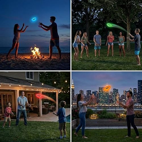 Miniatura 7 de Wave Runner Balón de fútbol LED impermeable que brilla en la oscuridad para niños, adolescentes y adultos - Fútbol iluminado incluye bomba