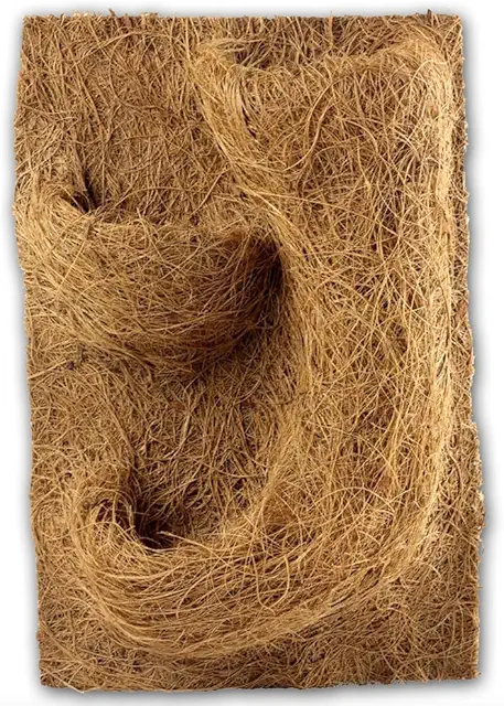 Natural Coconut Fiber Plant Backdrop for Terrarium, 20x30cm
