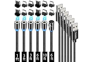 Terasako Magnetic Charging Cable - The Ultimate 3-in-1 Charging Solution