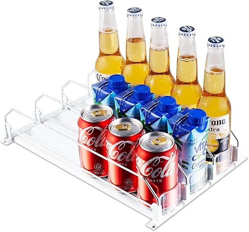 Miniatura 7 de Organizador de bebidas para refrigerador, dispensador de latas de soda para refrigerador, dispensador automático de bebidas para refrigerador con