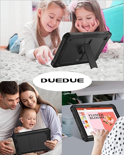 Miniatura 7 de DUEDUE Funda para tablet TCL Tab 10 5G de 10.1 pulgadas, funda protectora de gel de silicona híbrida 3 en 1 con soporte para TCL Tab 10 5G 9183W