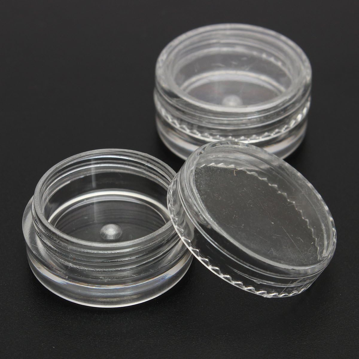 Aisster(TM) 5pcs 3ml Cosmetic Empty Pot Case Container for Eyeshadow Makeup Face Cream Lip Balm