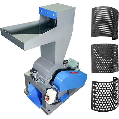 Electric Rock Hammer Crusher Glass Stone Grinding Milling Shatter Machine 220V 2.5KW w/On-Off Switch, with 3/6/10mm Sieve