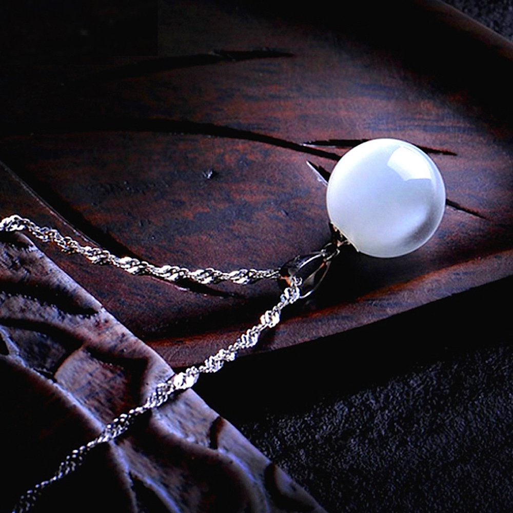Kim Johanson Damen Schmuckset *Mailand* aus 925 Sterling Silber & Edelstahl Halskette mit Anhänger, Ohrringe & Fußkettchen mit Perlen besetzt inkl. Schmuckbeutel