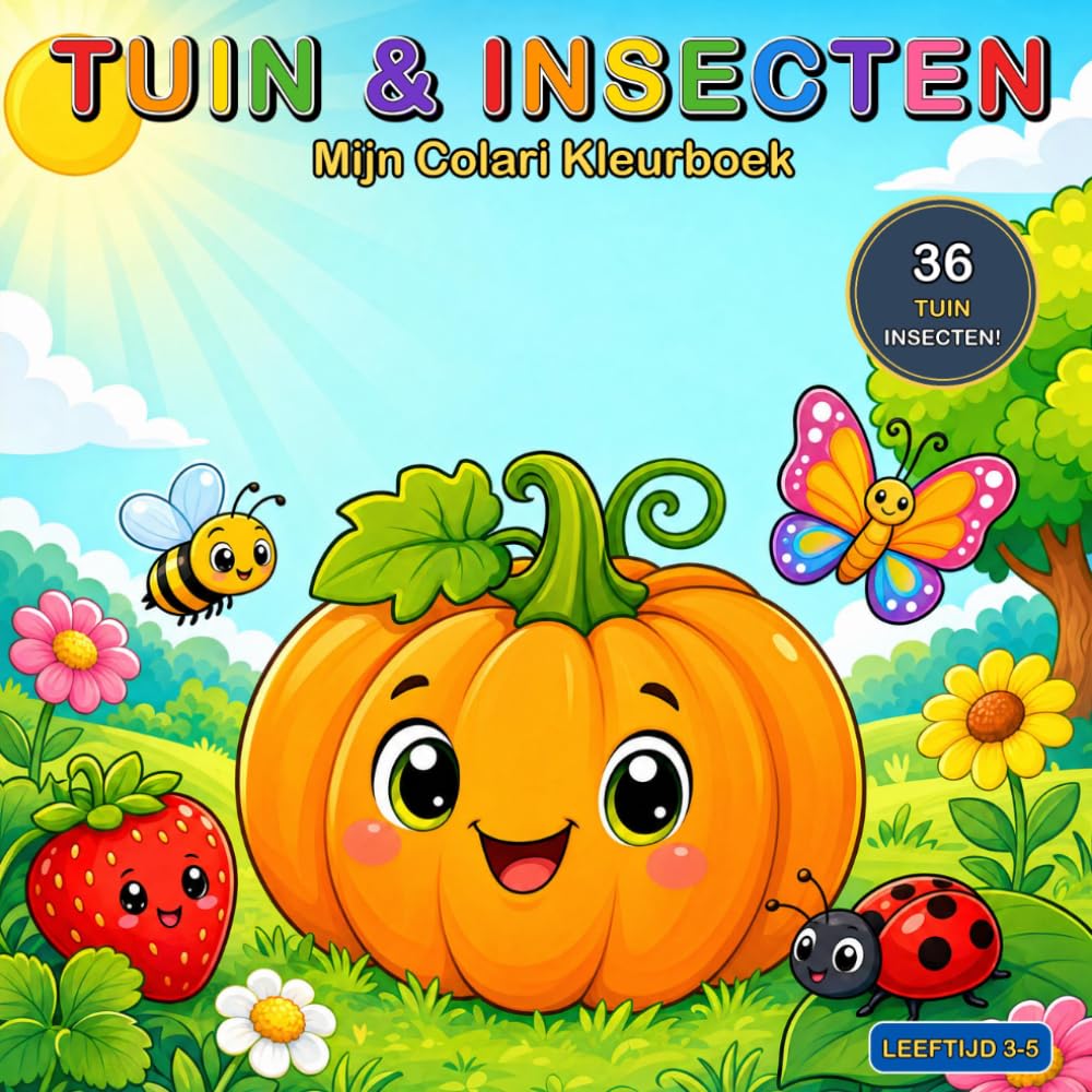 Mijn Colari Kleurboek: Tuin & Insecten