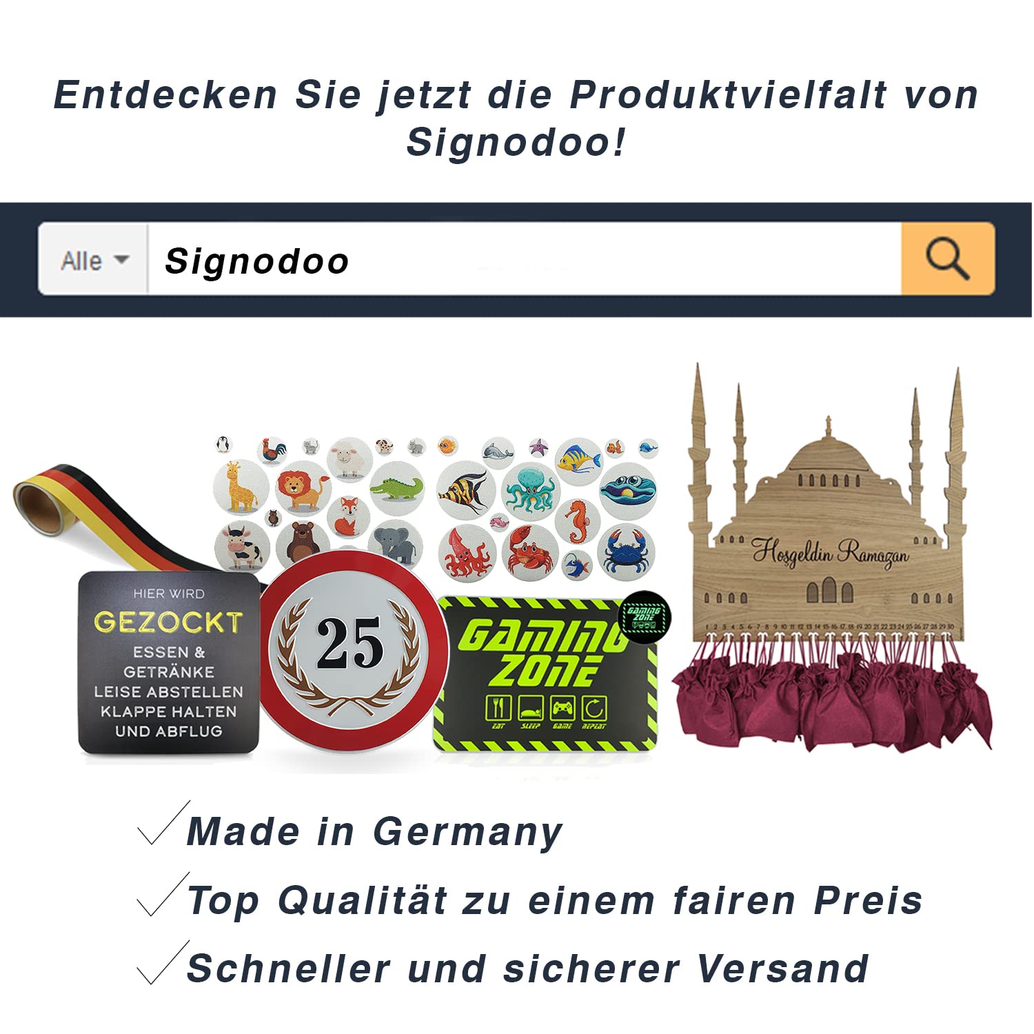 Weihnachtsmann Adventskalender zum Befüllen - Für Kinder und Erwachsene - Holz - Eichenfurnier - Geschenk Kalender - Weihnachten - BxH: 51,0 x 50,0 cm