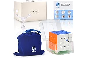 GAN 460 M Magnetic Speed Cube - For Kids, Boys, Girls, and Adults