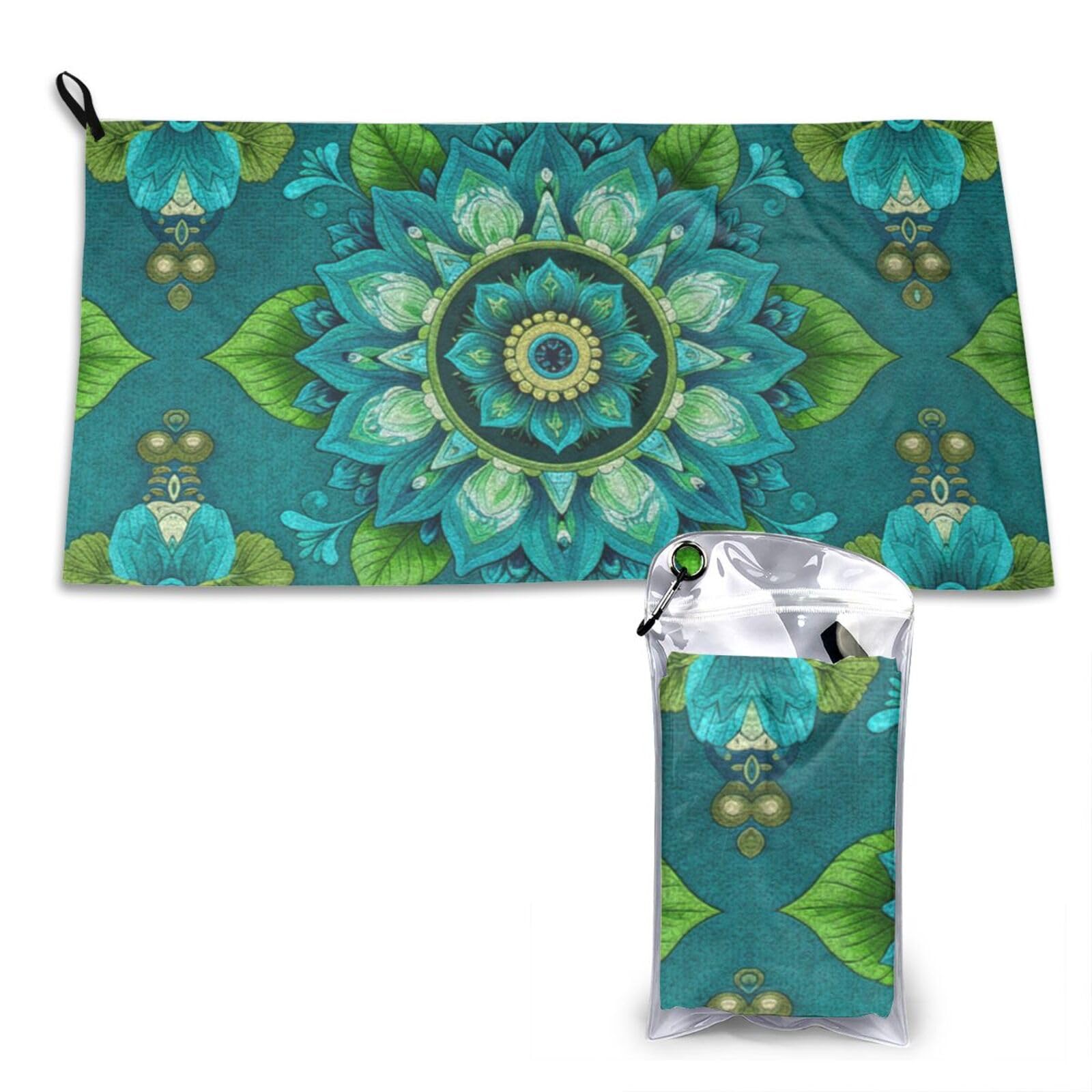 DUYKIMQW Clear Ripples Print Quick Dry Towel 16x31.5in White