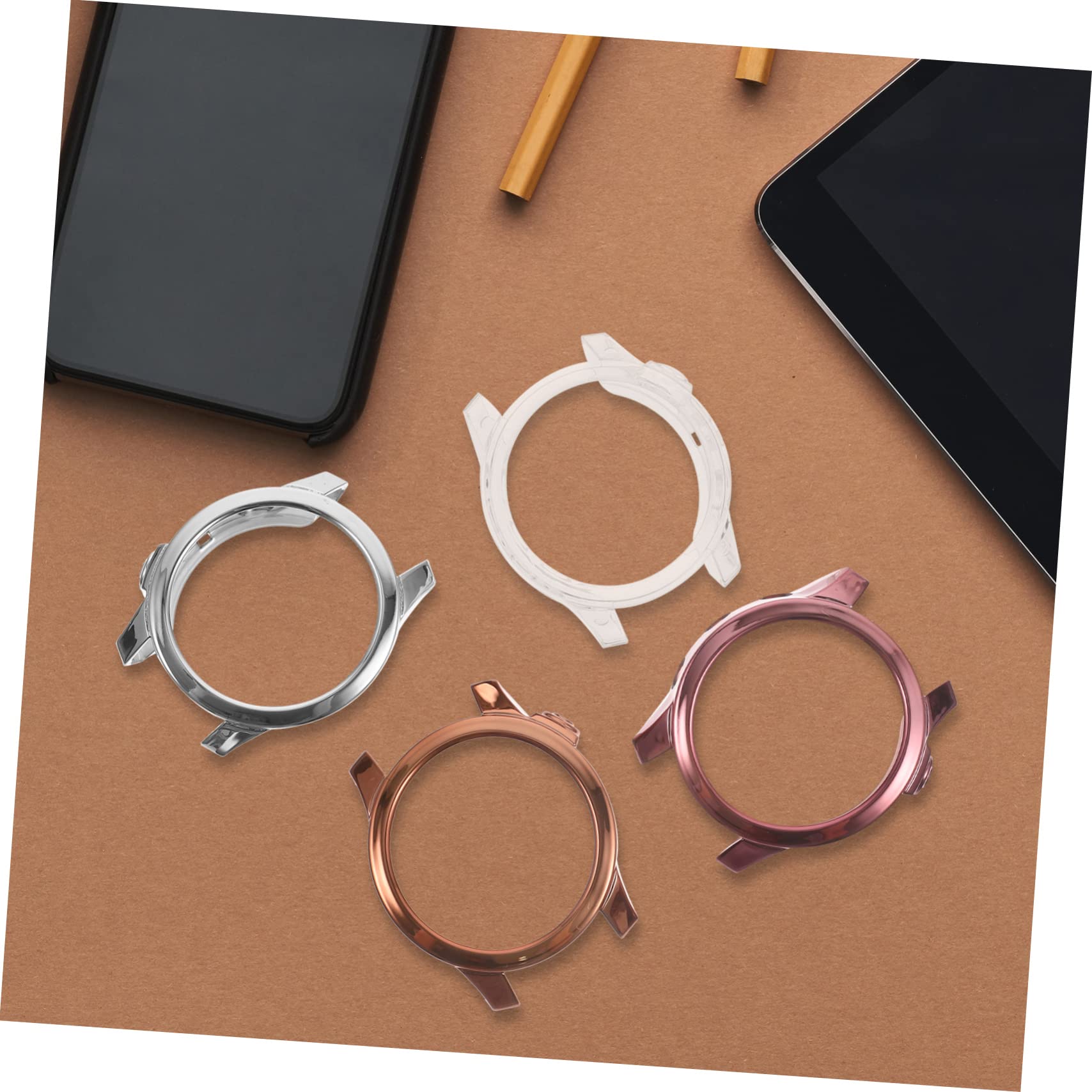Hemobllo 12pièces Coque De TPU pour Montre Anti-Rayures Réutilisable Et Détachable Totale des Bords Courbés Couleurs Transparent Pratique Et
