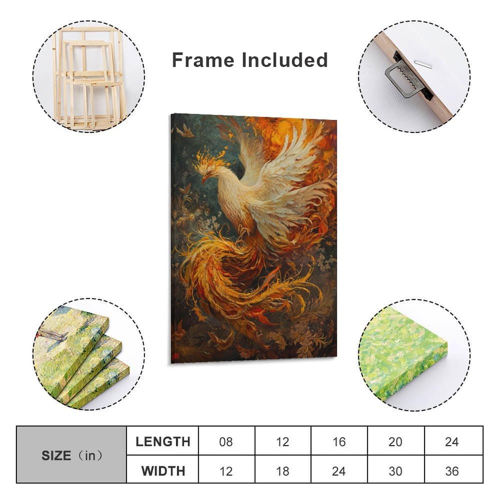 インテリア/絵画/アート/抽象画/モダン/ホテル/ゴールド/オーラ/鳳凰/不死鳥 インテリア/絵画/アート/抽象画/モダン/ホテル/ゴールド/オーラ/鳳凰