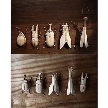 Amazon.co.jp: AETVRNI ハンドメイド 竹 昆虫 カマキリ
