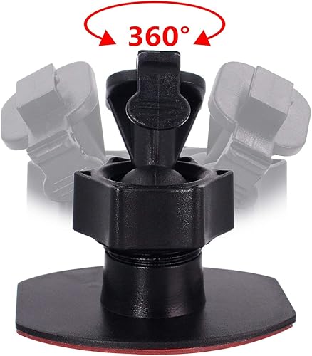 Miniatura 3 de CH02B - Soporte de montaje para cámara de tablero de automóvil para base adhesiva de doble cara 3M, soporte de montaje para parabrisas y tablero de