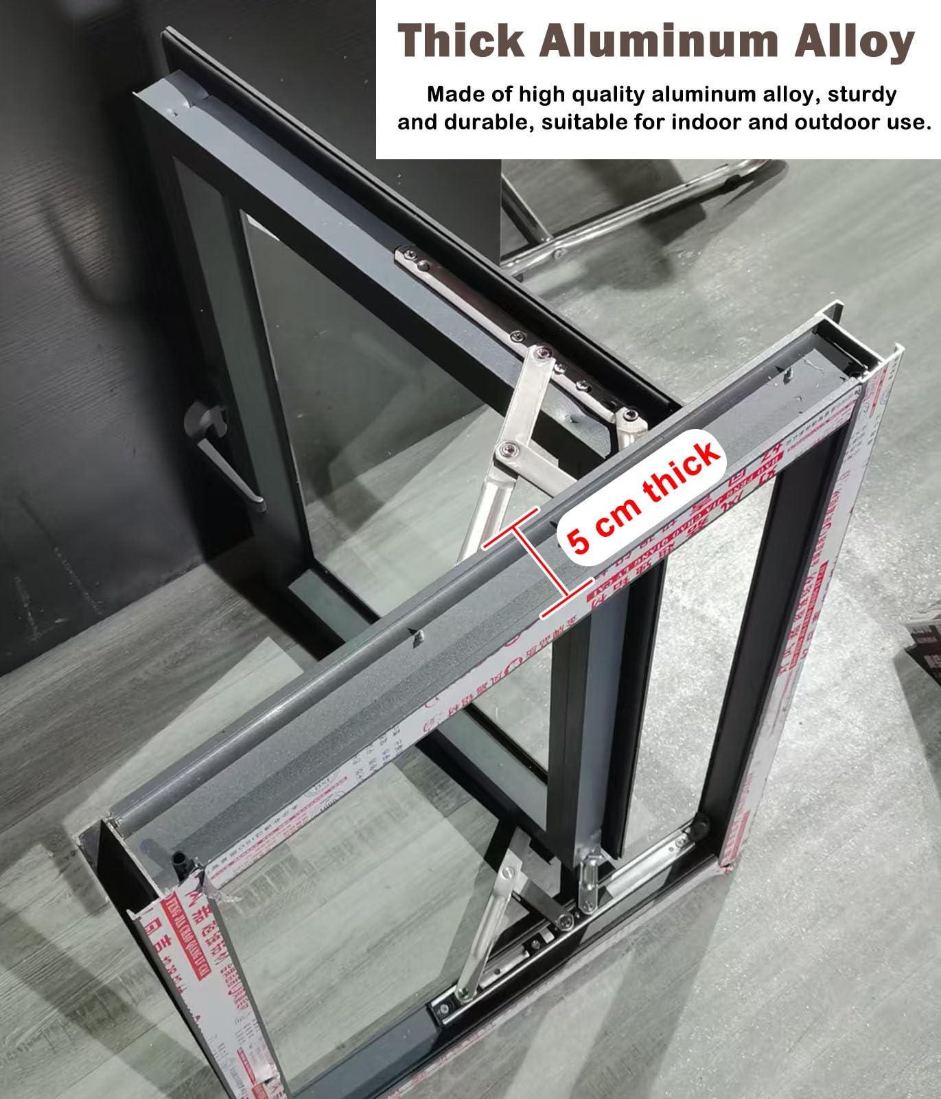 Amazon.co.jp: アルミサッシ窓 枠付き 開き窓、出窓（60cm、70cm、90cm