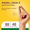 Nature Made Multivitamínico + Omega-3, gomitas multivitamínicas para mujeres y hombres, apoyo nutricional diario, 80 gomitas de vitaminas y minerales para adultos, suministro para 40 días 6