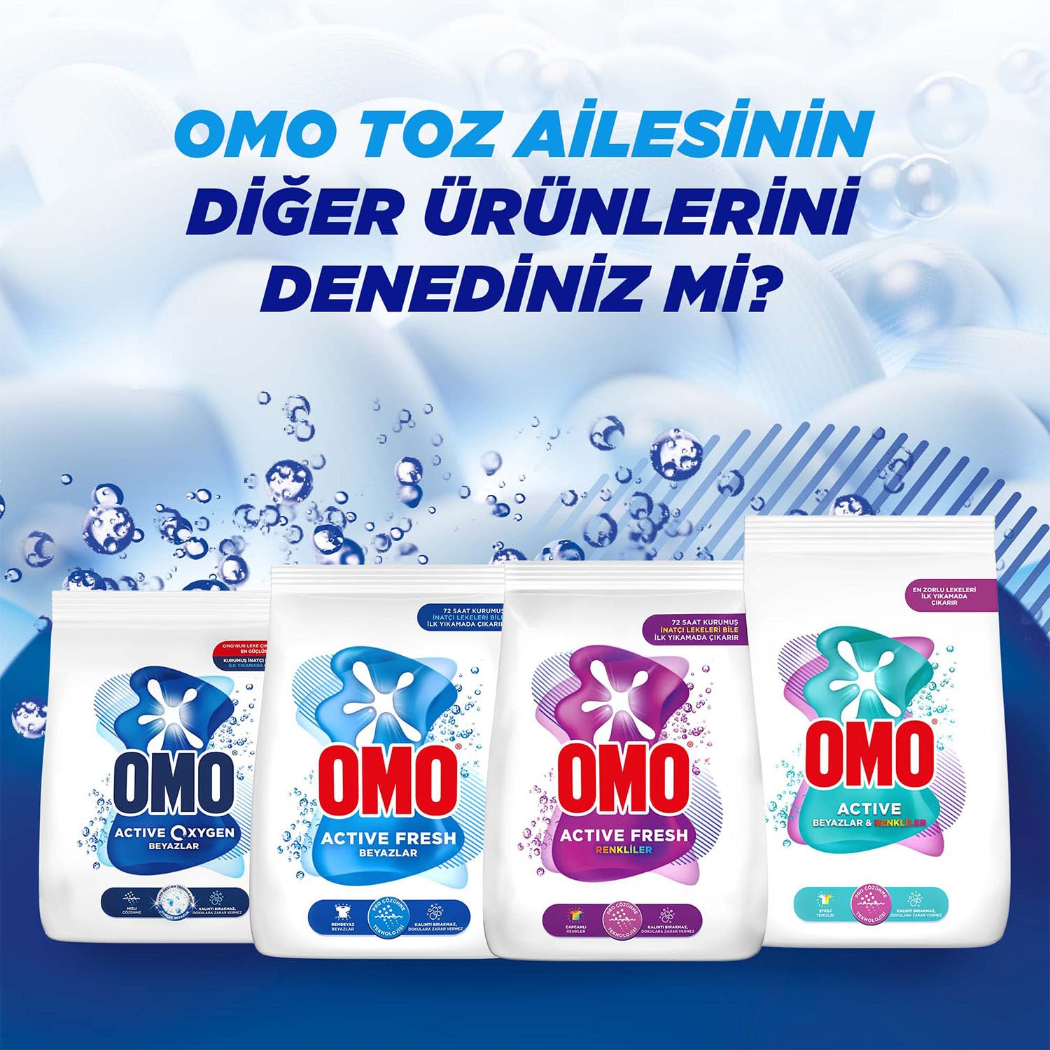 Omo Active Fresh Beyazlar Toz Deterjanı 1.5 kg