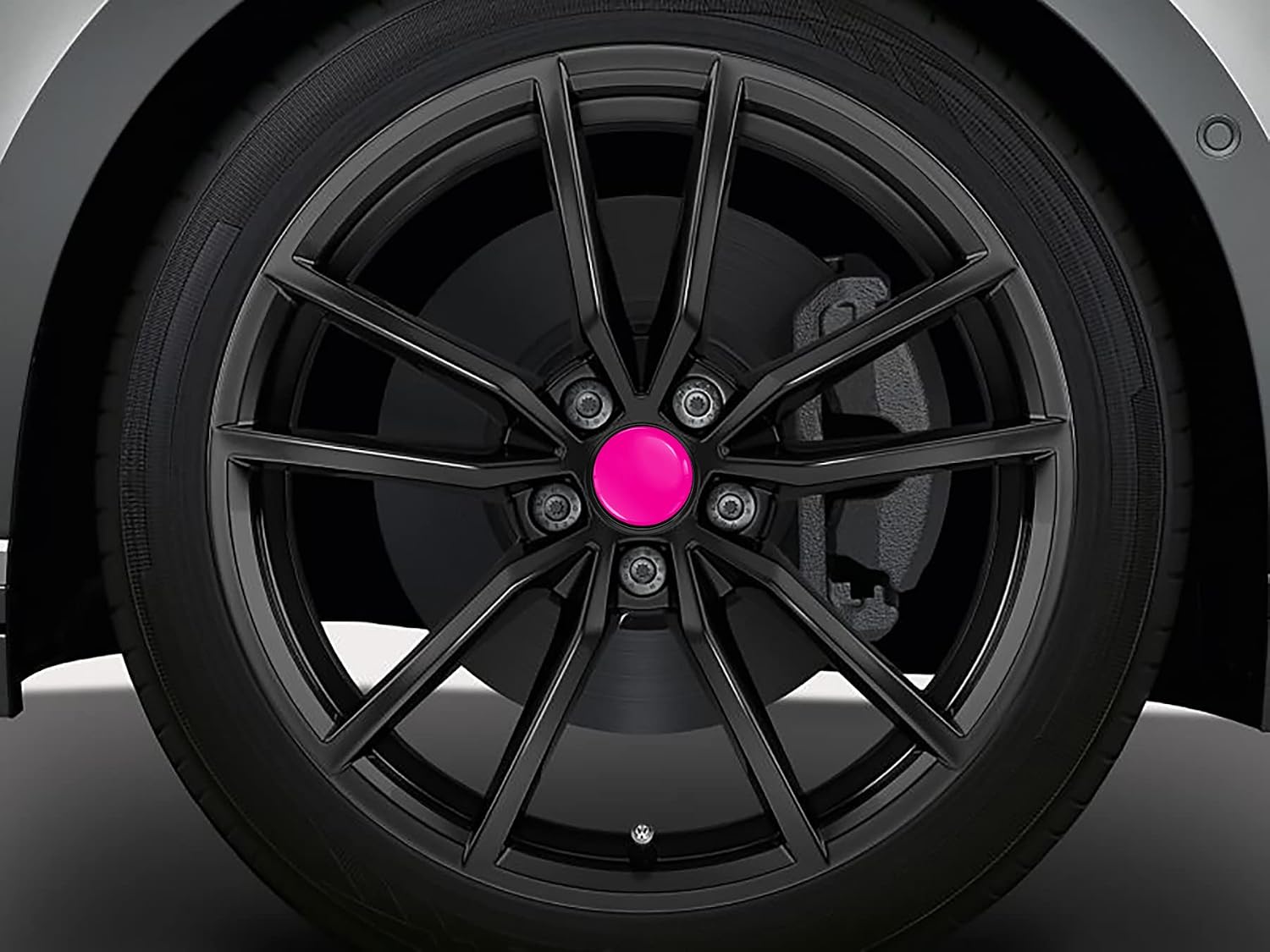 4 x 60mm ABS Car Alloy Wheel Centre Universal Rims Hub Center Caps Auto Tuning Logo Emblem Pink CX 68
