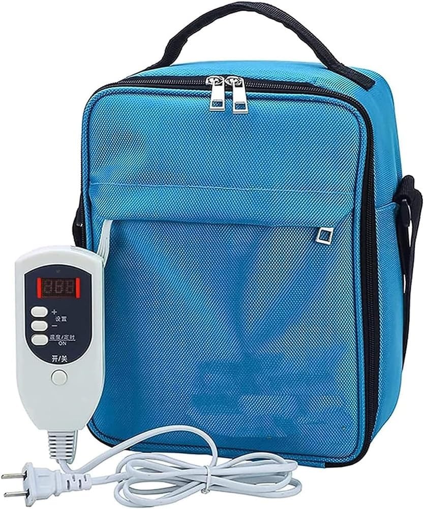 2L Abdominal Dialysis Fluid Heating Bag for Home and Car Use with Intelligent Timer and Auto Power-Off Safety Feature