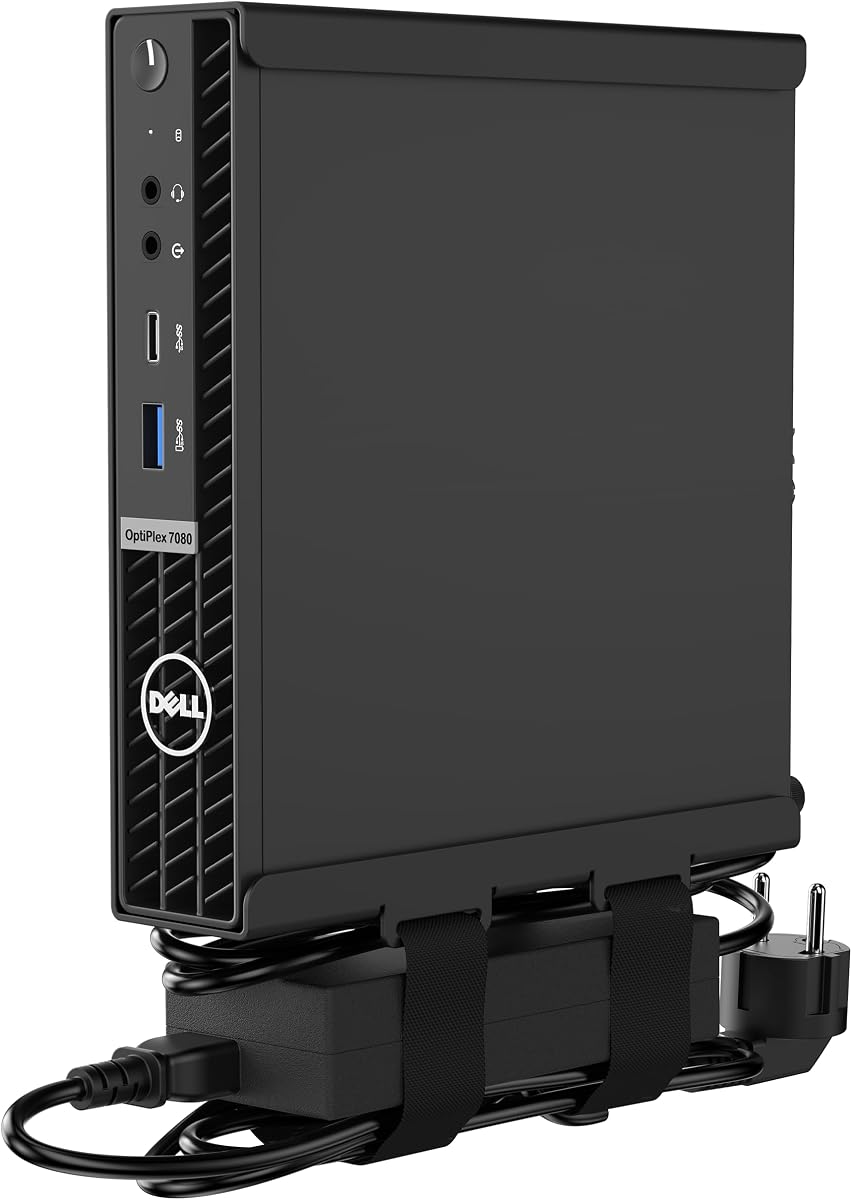 Soporte HumanCentric para Dell OptiPlex Micro - VESA, debajo del escritorio y la pared | Compatible con MFF 3040, 3046, 3050, 3060, 3070, 3080, 5050, 5060, 5070, 7040, 7050, 7060, 7070 y más
