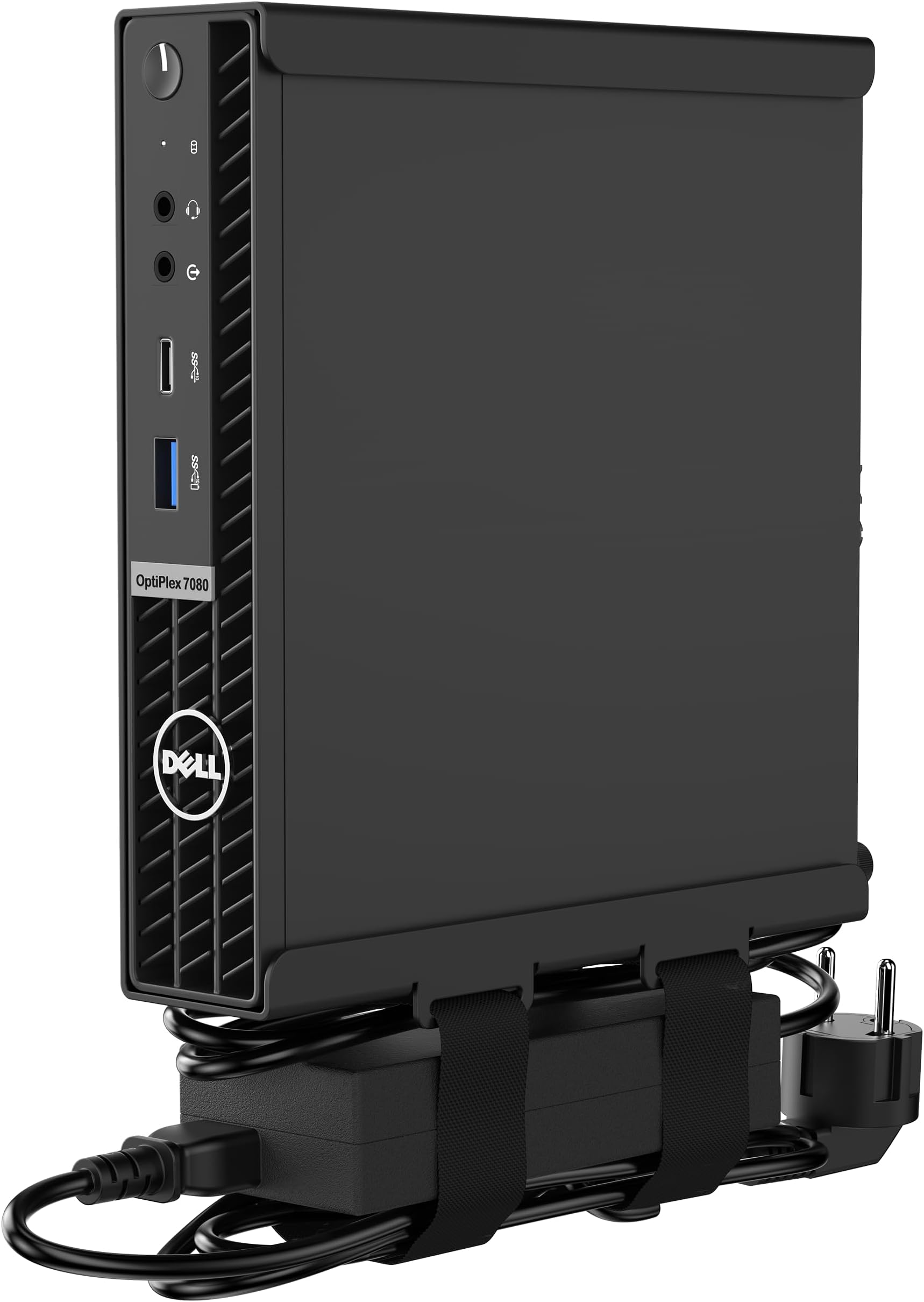 HumanCentric Mount Compatible with Dell OptiPlex Micro Form Factor Case, VESA, Under Desk and Wall Mount Fits MFF 3040, 3046, 3050, 3060, 3070, 3080, 5050, 5060, 5070, 7040, 7050, 7060, 7070, More