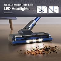 Vista 4 de Lubluelu Cordless Stick Vacuum Cleaner, Lightweight 235W Brushless Motor, Rechargeable Battery, Self-Standing Design, Handheld for Carpet, Hard