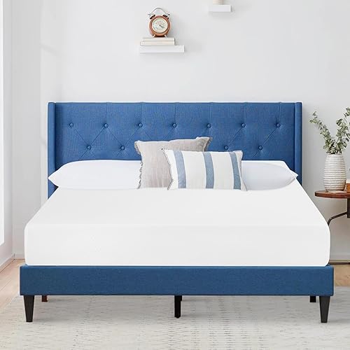 Miniatura 21 de BLKMTY Colchón Queen de 80 x 60 x 8 pulgadas, colchón de espuma viscoelástica de gel de 8 pulgadas para sueño fresco, colchón suave de firmeza