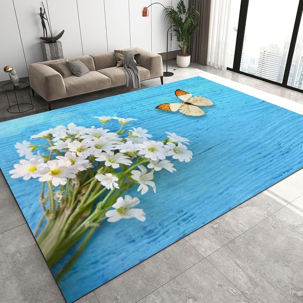 Tapis facile à nettoyer antidérapant 180x280 pour chambre d'enfant