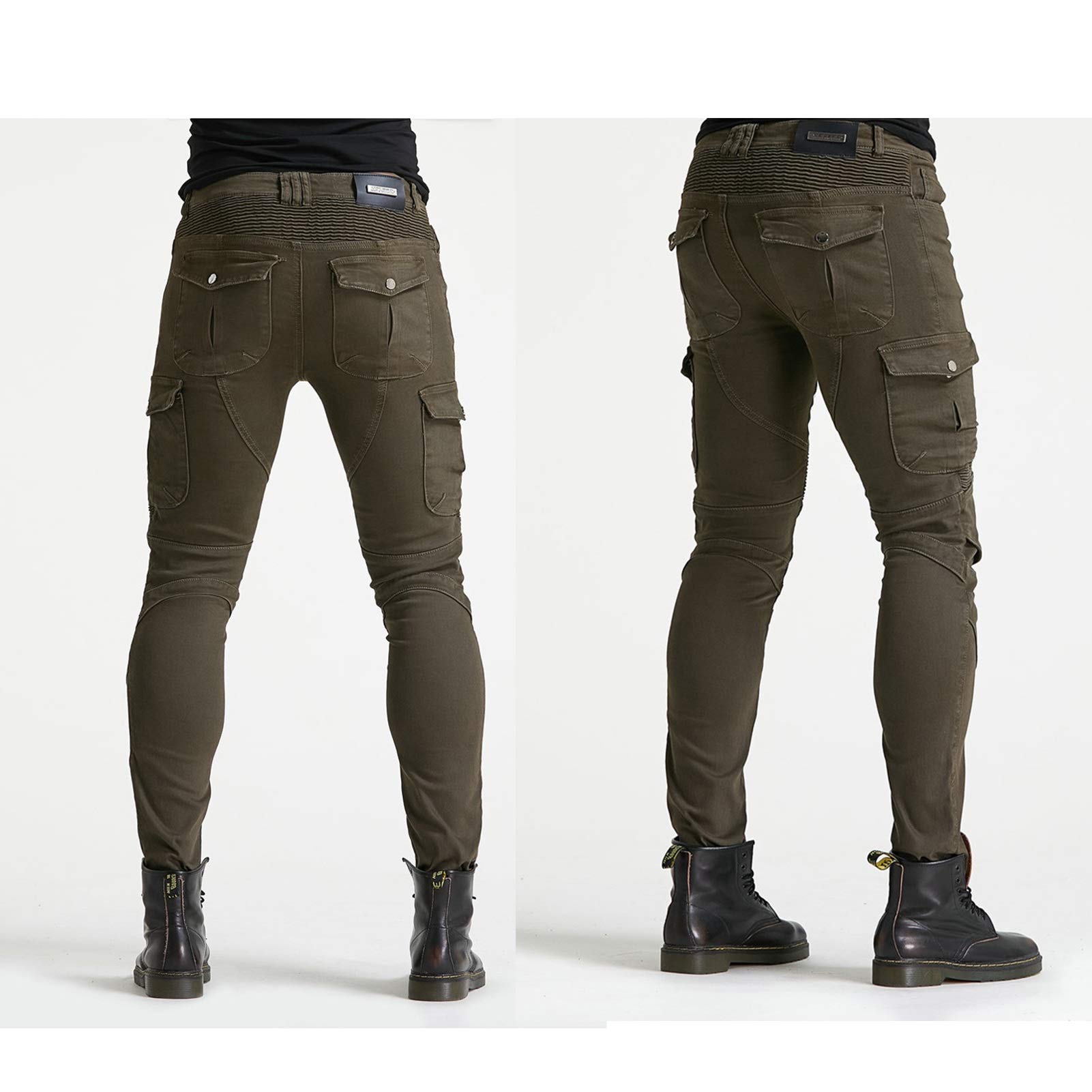 Pantalon de moto rembourré en peluche