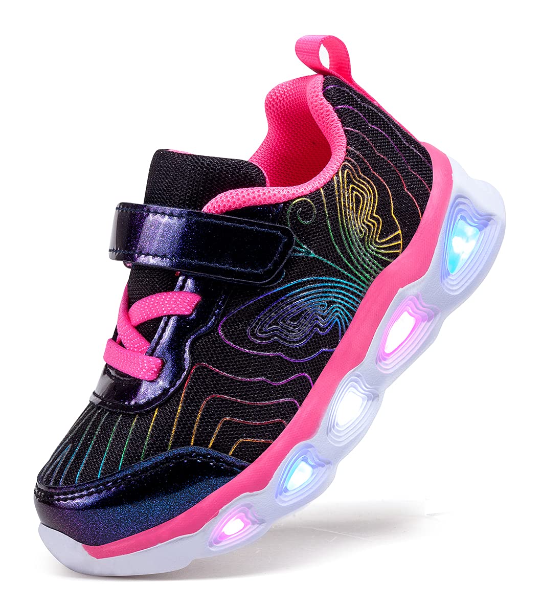 Toddler Girls Led Shoes Kids Light Up Zapatillas