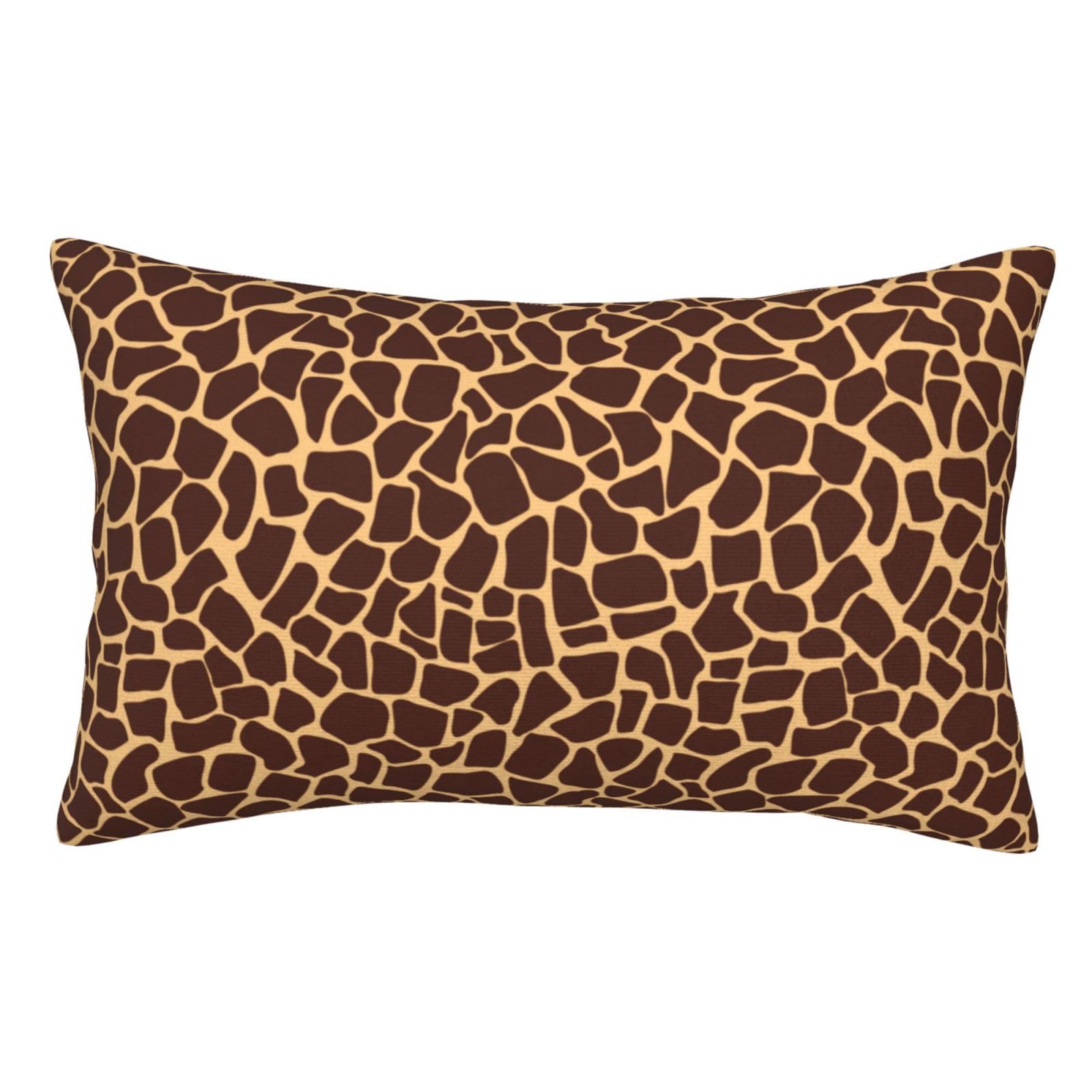 Classic Giraffe Print Throw Pillow Covers 20x30 Inch Lumbar Pillow Cases Modern Decorative Soft Rectangle Cushion Cover for Sofa Couch Bed Chair Home Bedroom Living Room Decor Pillowcase