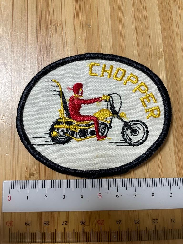 60s 70s 69 ビンテージワッペンハーレーチョッパーバイカー