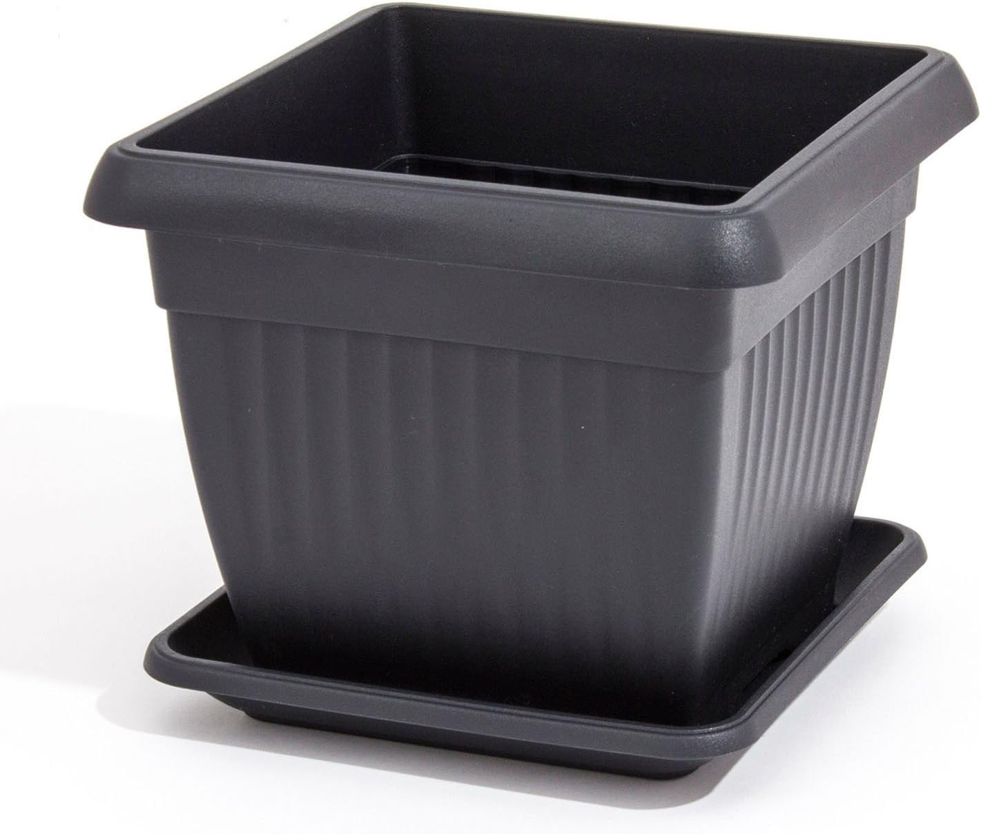 Prosperplast TERRA Sottovaso Portavasi In Plastica Resistente, 41x41x5,5 Cm, Per Vasi Grandi